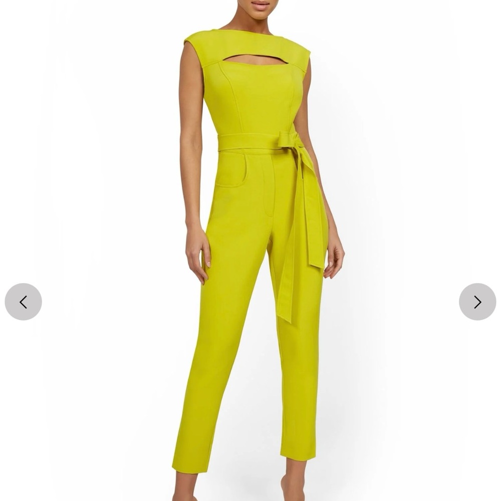 Elegant Lime Jumpsuit